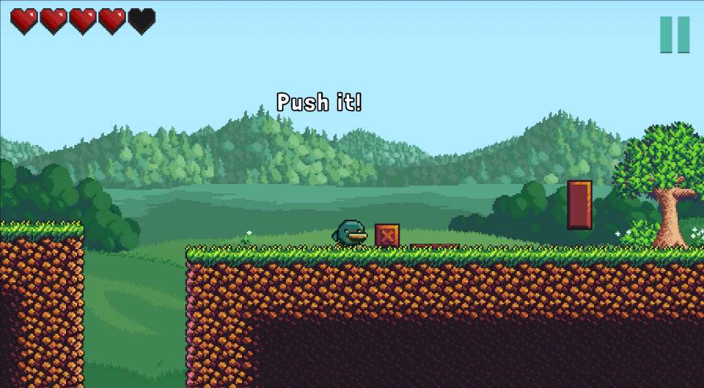 MeloFail Screenshot - Push puzzle